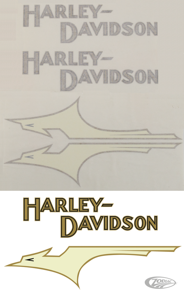 harley-davidson benzintank matrica - 1933