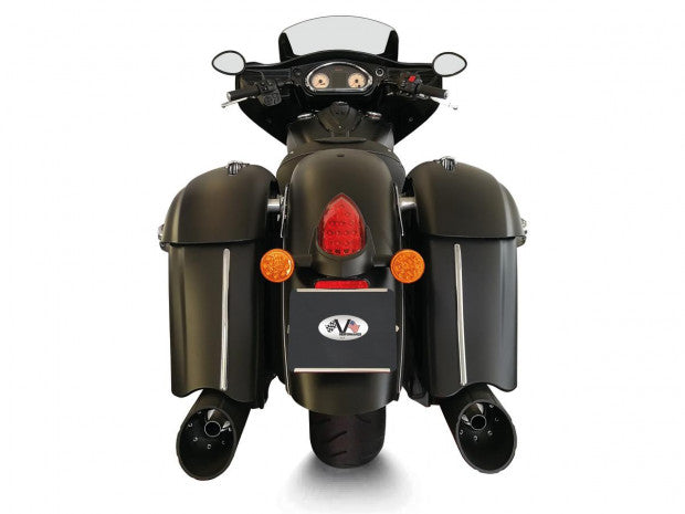 v-performance dupla kipufogódob szett - Indian Bagger/Touring