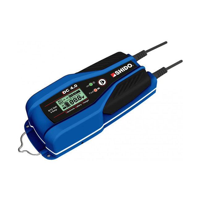 shido dual 12V DC 4.0 akkumulátor töltő