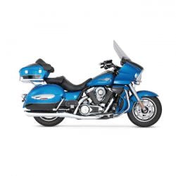 vance & hines twin slash PC / króm kipufogódob - 09-15 Kawasaki VN1700