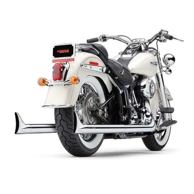 cobra bad hombre duals fishtail kipufogórendszer - 2012-2017 Softail