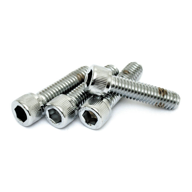 5/16-18 X 1 1/4" kormánykiemelő bilincs imbuszcsavar készlet króm - XL/ FL/ FLT