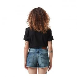 von dutch printed snake női póló fekete