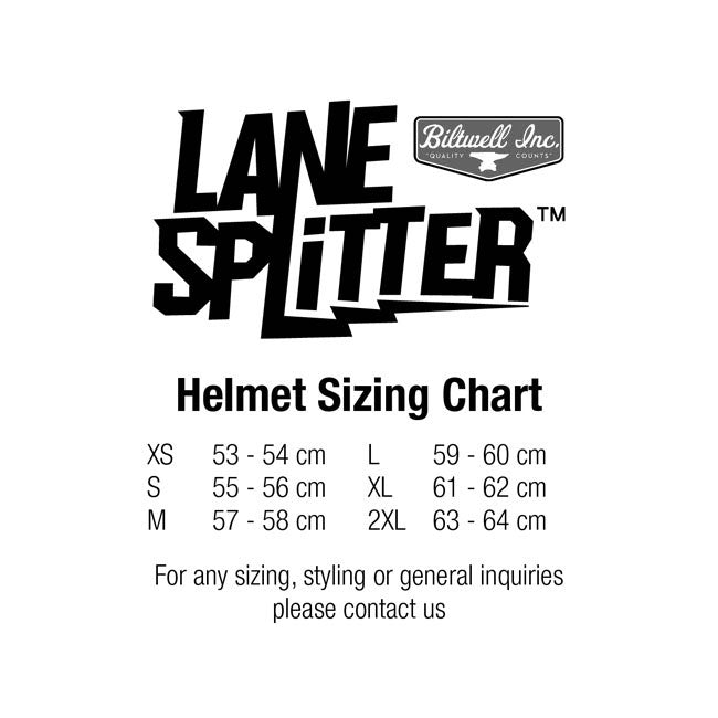 biltwell lane splitter bukósisak - matt fekete