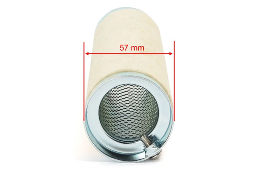kipufogódob hangtompító - 2 3/8” - 57 x 254 mm