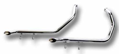 paughco dual drag pipes goose cut kipufogórendszer - 2007-2013 Sportster