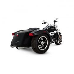 vance & hines 4" twin slash kerek kipufogódob króm - 17-24 FLRT