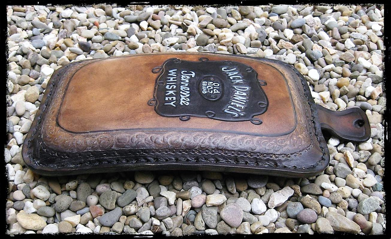 dhcustom jack daniels bőr utasülés