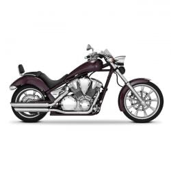 vance & hines twin slash PC / króm - 10-15 Honda VT1300