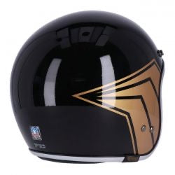 13 1/2 skull bucket bukósisak fényes fekete