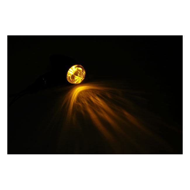 mini bullet LED irányjelzős fekete