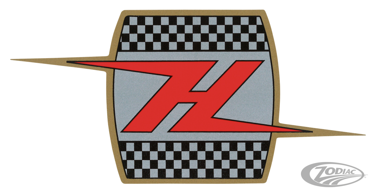 harley-davidson olajtank matrica (pár) - 1936-1938