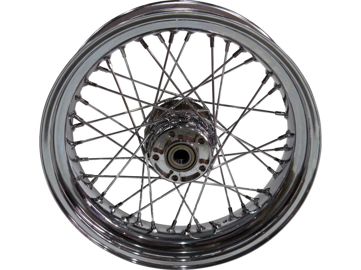 3.0 x 16 gyári hátsó kerék szett 40 króm küllős - 00-04 XL/2000-2005 Dyna/2000-2006 Softail