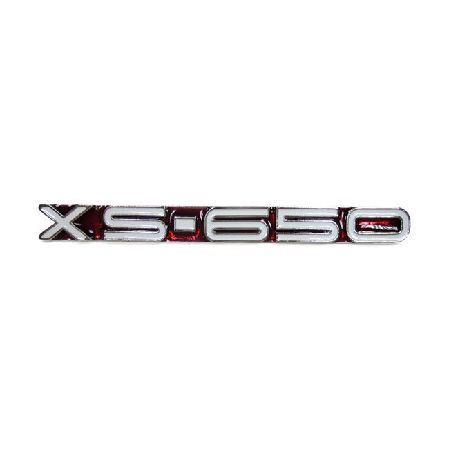 oldaldekli embléma piros - Yamaha XS650