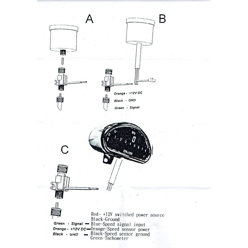 kilométeróra jelátalakító