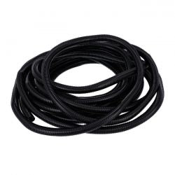 hasított PVC kábelvédő cső fekete - 3/4" - 50ft