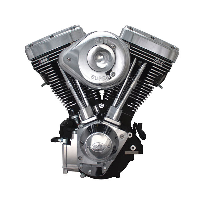 s&s 124 SSW+ motorblokk egység fekete - Big Twin 1984-1999