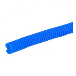 hasított PVC kábelvédő cső kék - 3/8" - 12ft