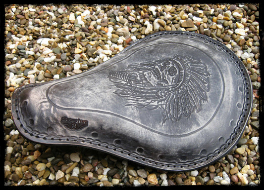 dhcustom indian 1920 rombo piros szóló nyereg - Indian