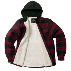 west coast choppers hell bent flanel kabát piros/fekete