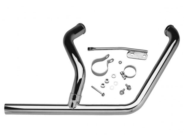 santee 2-in1 harley-davidson kipufogó leömlő 1,75" króm - 1986-2006 Softail