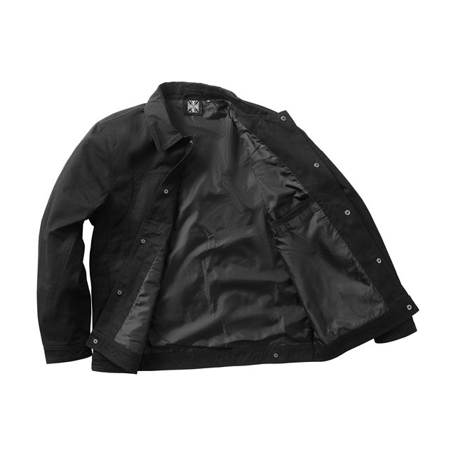 west coast choppers work jacket bélelt dzseki fekete