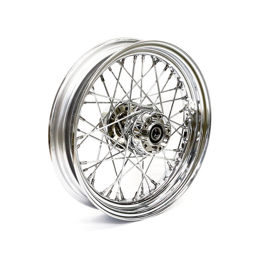 3.0 x 16 hátsó kerék szett 40 króm küllős - 08-20 XL (no ABS)