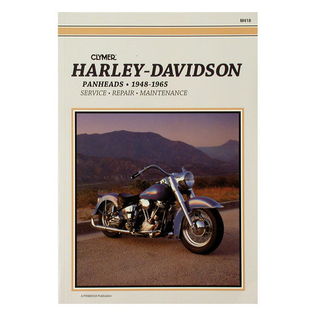 clymer book harley-davidson szervízkönyv - panheads 1948-1965