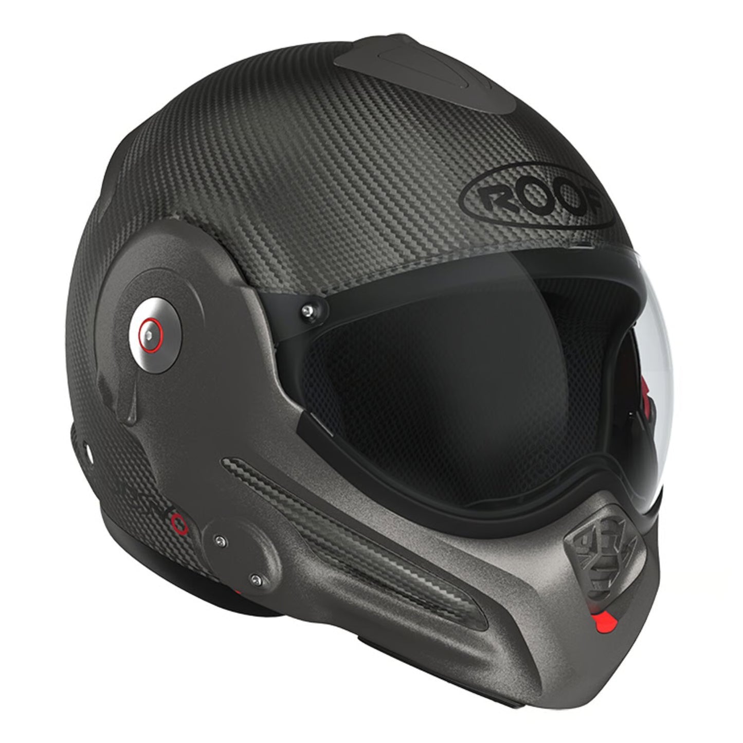 roof demo 3 karbon bukósisak - mat fekete