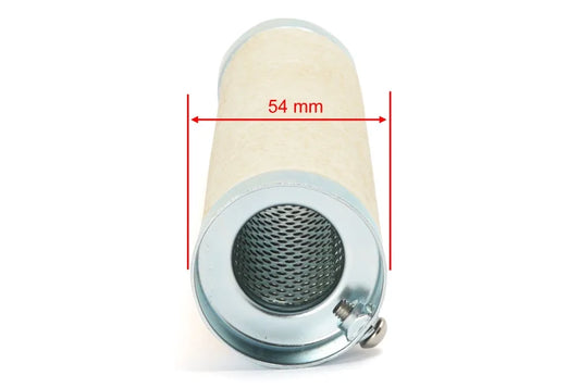 kipufogódob hangtompító - 2 1/4” - 54 x 254 mm
