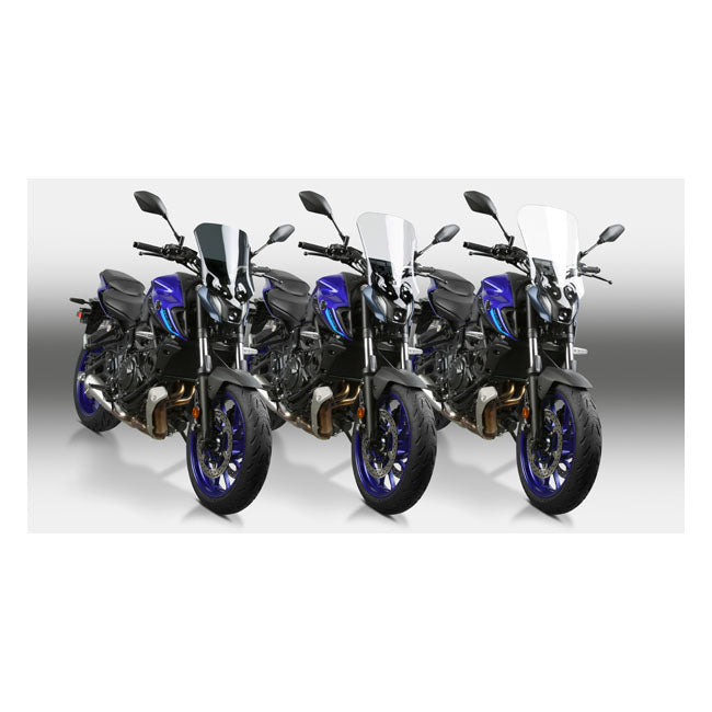 nc vágott vstream short plexi - sötét - 2021-2023 Yamaha MT-07