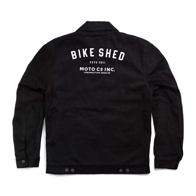 bike shed estandard twill kabát fekete