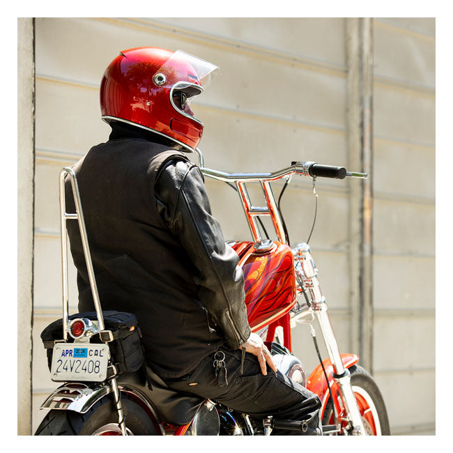 biltwell gringo sv bukósisak metál meggypiros