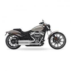 kesstech fusion hosszú 2-2 kipufogórendszer króm egyenes cut short - 114" M8 Softail