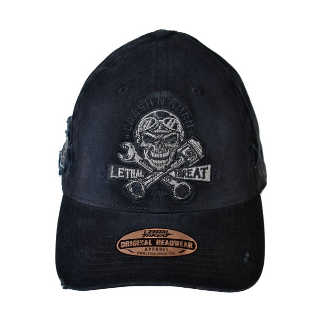 leathal threat crash n burn baseball sapka