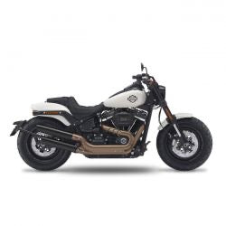 kesstech fusion short kipufogódob fekete slash short lent - 107" M8 Softail