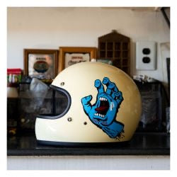 biltwell gringo bukósisak santa cruz kézműves vintage fehér