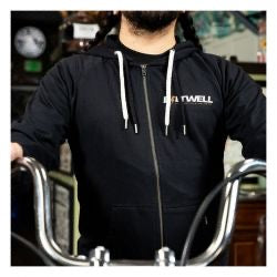 biltwell stencil zip kapucnis pulóver