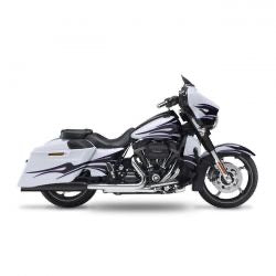kesstech fl-dupla kipufogódob fekete - 117" CVO Touring