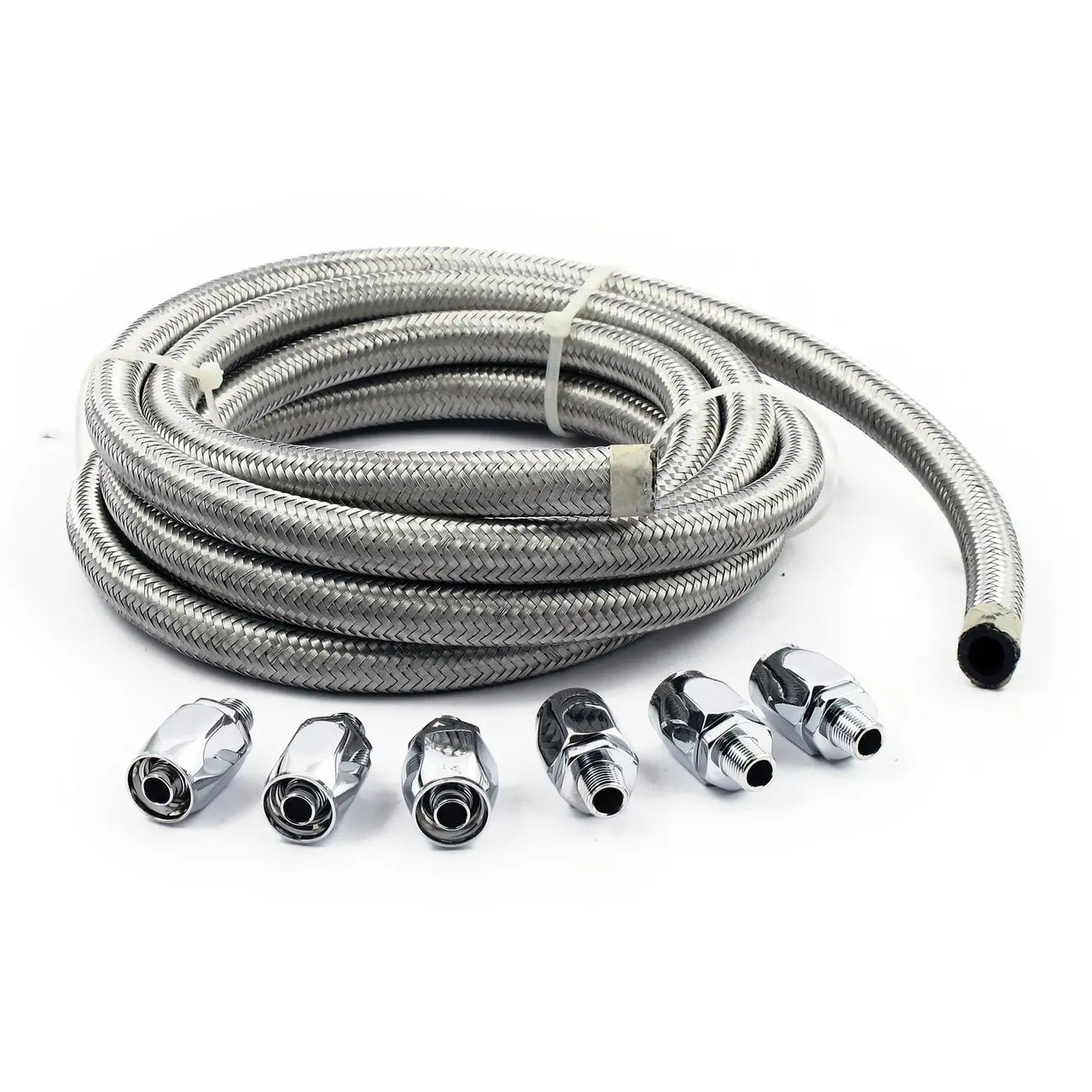 olajvezeték & fitting szett fémhálós - 1/8” NPT