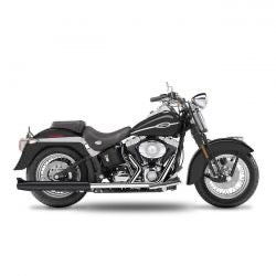 kesstech 2-2 FLSTS crossover kipufogódob ESM2 fekete - 2007-202011 Softail