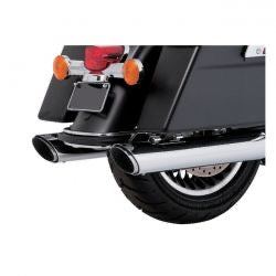 vance & hines 4" twin slash kerek kipufogódob króm - 17-24 FLT