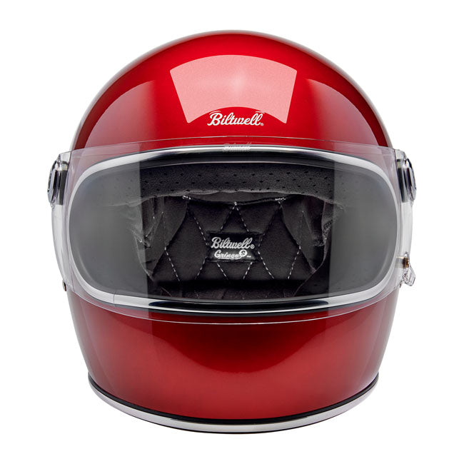 biltwell gringo s bukósisak metál meggypiros