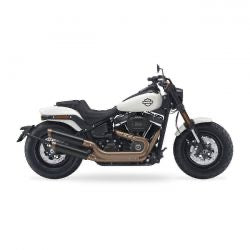 kesstech fusion short kipufogódob fekete slash short lent - 114" M8 Softail
