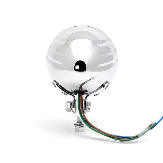 classic grooved 4" fényszóró króm