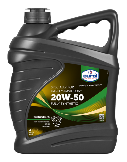 eurol harley-davidson twinlube full synthetic olaj 20W50 - 4 liter
