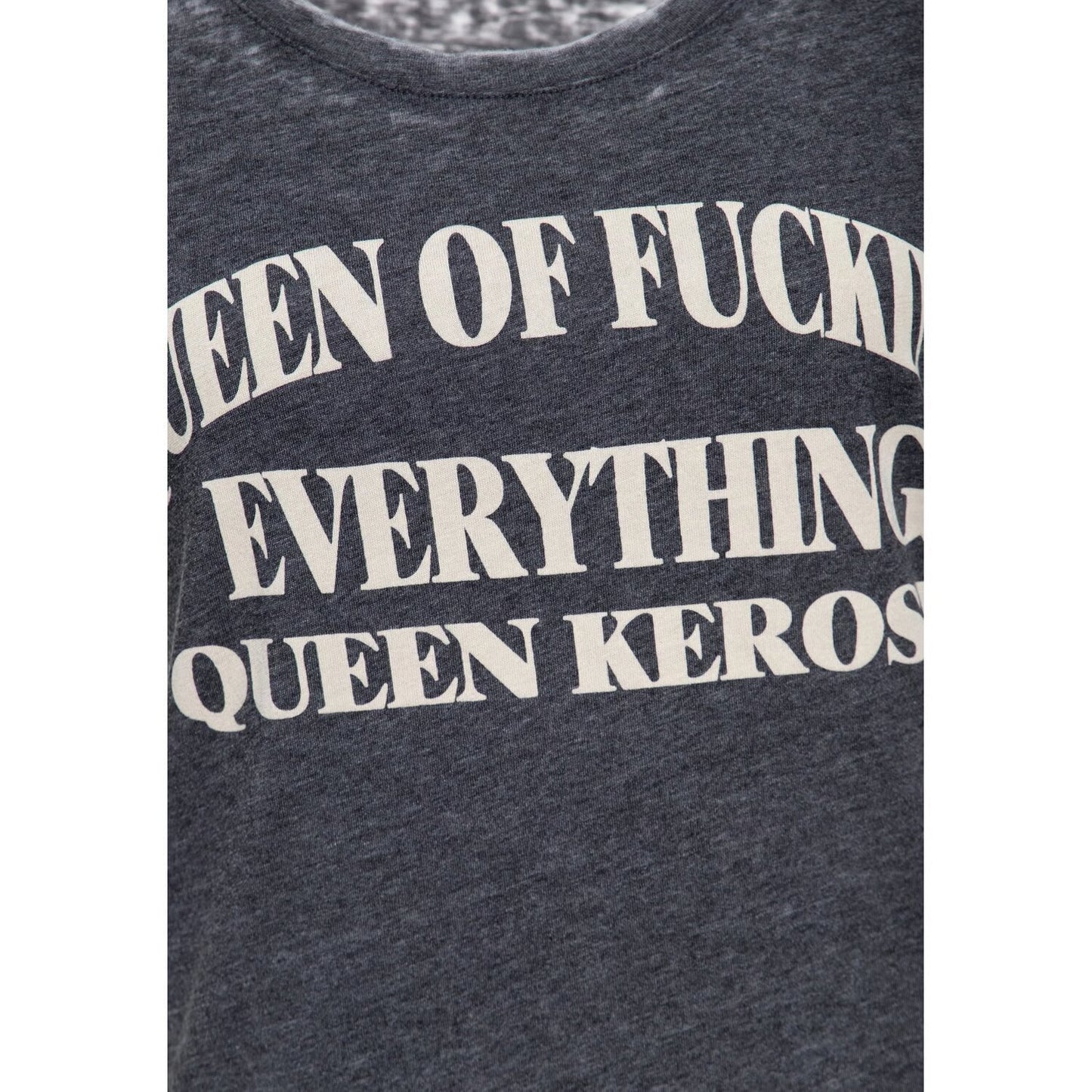 queen kerosin queen of everything női póló - antracit