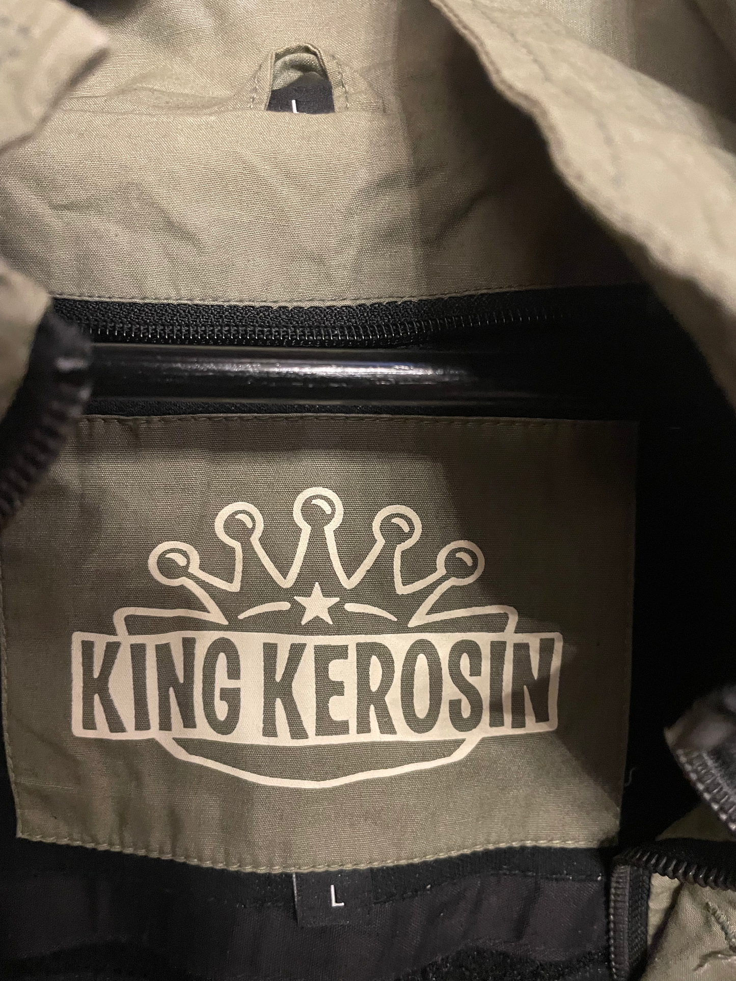 king kerosin kevlar speedwax motokerékpár kabát - L (használt)