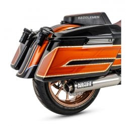 vance & hines supersport 2-1 szálcsiszolt kipufogórendszer - 17-23 M8 Touring