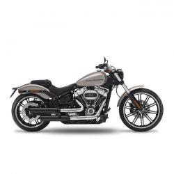 kesstech fusion hosszú kipufogódob fekete egyenes cut short - 107" M8 Softail